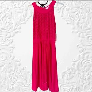 Calvin Klein pink Sleeveless dress . Size 4 NWT